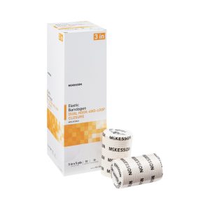 MCKESSON BRAND McKesson Double hook-and-loop closure Elastic Bandage, 3 Inch x 5 Yard 16-2033-3