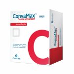 CONVATEC ConvaMax™ Superabsorber Silicone Adhesive with Border Foam Dressing, 4 x 4 Inch 422576
