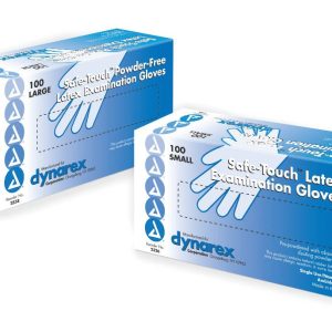 DYNAREX Safe-Touch™ Latex Exam Glove, Small, Ivory 2336