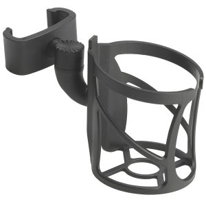 DRIVE DEVILBISS HEALTHCARE drive™ Nitro Rollator Cup Holder Attachment, Black, Universal 10266-CH