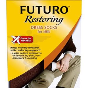 3M COMPANY 3M™ Futuro™ Lifestyle Compression Firm Dress Socks for Men, Black, X-Large 71037EN