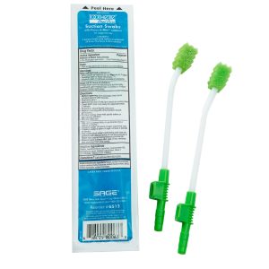 SAGE PRODUCTS Toothette® Single Use Suction Swab System 6512