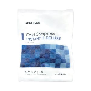 MCKESSON BRAND McKesson Deluxe General Purpose Soft Cloth Instant Cold Pack, 6.8 x 9 Inch 59-79C