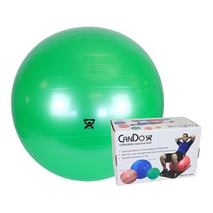 FABRICATION ENTERPRISES CanDo® Inflatable Exercise Ball, Green, 26 Inches 30-1803