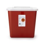 CARDINAL Sharps-A-Gator™ Sharps Container, 2 Gallon, 10-1/4 x 7 x 10-1/2 Inch 31142222