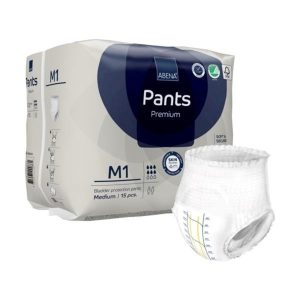ABENA NORTH AMERICA Abena® Premium Pants M1 Incontinence Brief, Medium 1000021322