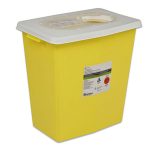 CARDINAL SharpSafety™ Chemotherapy Waste Container, 18 Gallon, 26 x 12¾ x 18¼ Inch 8939