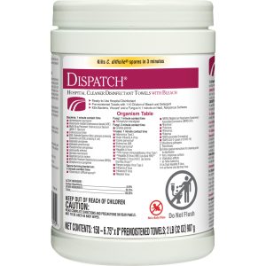 THE CLOROX COMPANY Dispatch® Surface Disinfectant Cleaner with Bleach, Canister 69150