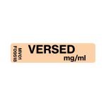 PDC HEALTHCARE MedVision® Drug Label, Versed mg/mL MV01FO9518