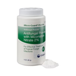 MEDLINE Micro-Guard® Antifungal Powder with 2% Miconazole Nitrate, 3-ounce shaker bottle COI1337