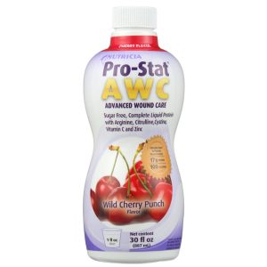 NUTRICIA NORTH AMERICA Pro-Stat® AWC Wild Cherry Punch Complete Liquid Protein, 30-ounce Bottle 78382