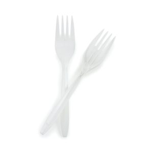 MCKESSON BRAND McKesson Polypropylene Fork, White 16-4595