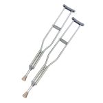 S2S GLOBAL Push Button Underarm Crutches for Children, 4'6" – 5'2" 7702