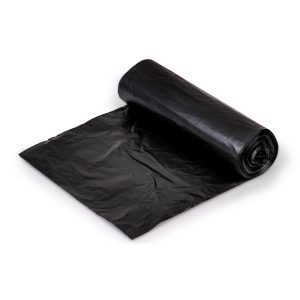 COLONIAL BAG CORP Colonial Bag 2X Heavy Duty Trash Bag, Black, 45-gallon Capacity HCR48STB