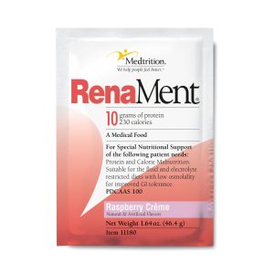MEDTRITION/NATIONAL NUTRITION RenaMent® Raspberry Crème Medical Food for Fluid or Electrolyte Restricted Diets 11180