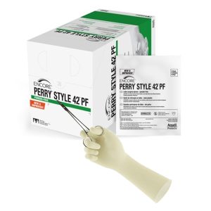 ANSELL Encore® Perry® Style 42® PF Latex Surgical Glove, Size 8.5, Natural 5711106PF