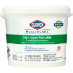 THE CLOROX COMPANY Clorox Healthcare® Hydrogen Peroxide Cleaner Disinfectant Wipes, Bucket, 185 ct. 30826