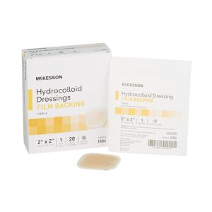 MCKESSON BRAND McKesson Hydrocolloid Dressing, 2 x 2 Inch 1886