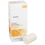 MCKESSON BRAND McKesson hook-and-loop closure Elastic Bandage, 3 Inch x 5 Yard 16-1033-3