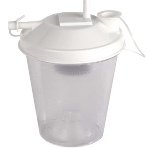 ALLIED HEALTHCARE Schuco® Suction Canister for use with Schuco® 130 Aspirator Pumps, 800 mL S1160BA-RPL