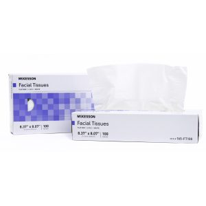 MCKESSON BRAND McKesson Facial Tissue, Flat Box, White, Two-Ply 165-FT100
