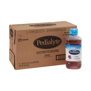 ABBOTT NUTRITION Pedialyte® Grape Electrolyte Solution, 1 Liter Bottle 00240