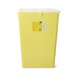 MCKESSON BRAND McKesson Prevent® Chemotherapy Sharps Container, 18-Gal., 24.6 x 17.3 x 13 Inch 2260