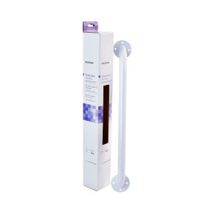 MCKESSON BRAND McKesson Wall Grab Bar, White Steel, 18-Inch Length 146-RTL12018