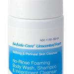 MEDLINE Coloplast Bedside-Care Foam Cleanser, Unscented, Shampoo and Body Wash, 4 ounces COI67147