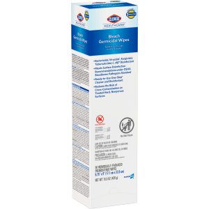 THE CLOROX COMPANY Clorox Healthcare® Bleach Germicidal Wipes, Individual Packets, 50 ct. 31424