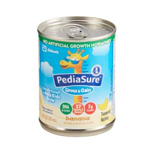ABBOTT NUTRITION PediaSure® Grow & Gain Therapeutic Nutrition, Banana, 8-ounce Can 67527