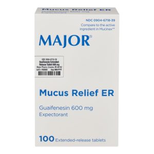 MAJOR PHARMACEUTICALS Major® Guaifenesin Cold and Cough Relief 00904671839
