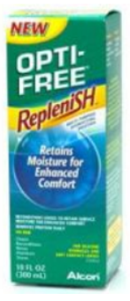 ALCON Opti Free® Replenish® Contact Lens Solution 00065035610