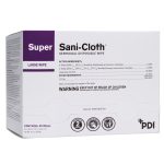 PROFESSIONAL DISPOSABLES Super Sani-Cloth® Large Germicidal Disinfectant Wipes, Individual Packets H04082