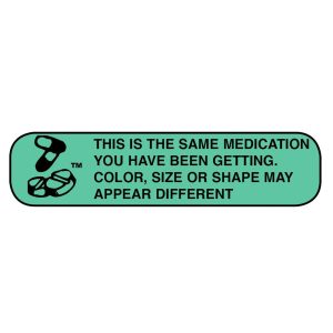 APOTHECARY PRODUCTS Apothecary Pre-Printed Pharmacy Label, 0.6 x 0.4 Inch 40161