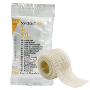 SOLVENTUM CORPORATION 3M™ Scotchcast™ Plus White Cast Tape, 2 Inch x 4 Yard 82002