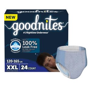 KIMBERLY CLARK GoodNites® Nighttime Underwear for Boys, 2X-Large 56516