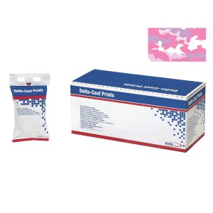 BSN MEDICAL Delta-Cast® Pink Camouflage Cast Tape, 2 Inch x 4 Yard 7227340