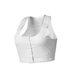 HEART&CORE SPORTS AND MEDICAL LLC heart&core® Larissa Post-Surgical Bra w/ Drainage Bulb Holders, White, 5X-Large HC00001WQ