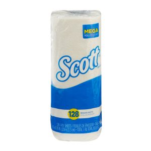 KIMBERLY CLARK Scott® Kitchen Paper Towel, 128 perforated sheets per roll 41482