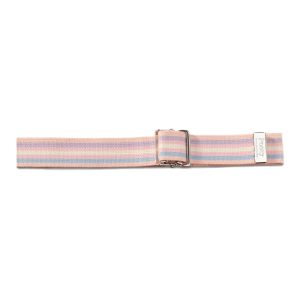 TIDI PRODUCTS Posey® Gait Belt, Nickel Buckle, Pastel Striped, 54-Inch Length 6531