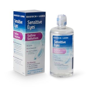 BAUSCH & LOMB Sensitive Eyes® Plus Contact Lens Solution, 12-ounce Bottle 10119000238