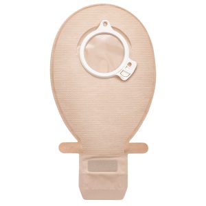 COLOPLAST SenSura® Click Wide 2-Piece Transparent Ostomy Pouch, Yellow Match 11197