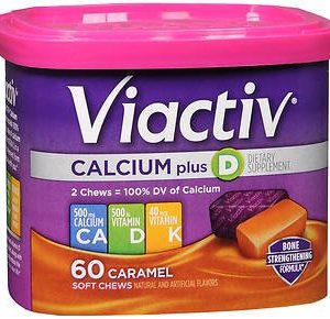 EMERSON HEALTHCARE VIACTIV Calcium+ Bone Strengthening Soft Chews Rich Caramel 85714100496