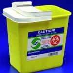 CARDINAL SharpSafety™ Chemotherapy Waste Container, 12 Gallon, 18¾ x 12¾ x 18¼ Inch 8931PG2