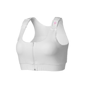 HEART&CORE SPORTS AND MEDICAL LLC Shirl Post Surgical Bra, White, X-Large HC00005WXL