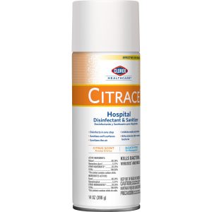 THE CLOROX COMPANY Clorox Healthcare® Citrace® Hospital Disinfectant & Sanitizer, Citrus Scent 49100