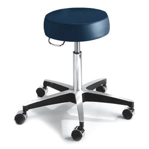 MCKESSON BRAND McKesson Round Pneumatic Exam Stool, Blue, without Backrest 81-11001LV003