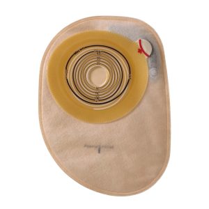 COLOPLAST Assura® Flat One-Piece Opaque Colostomy Pouch, Cut to Fit Stomas 20 – 75mm 12170