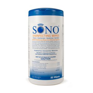 ADVANCED ULTRASOUND SOLUTIONS Sono® Premoistened Surface Disinfectant Cleaner Wipes SONO4032